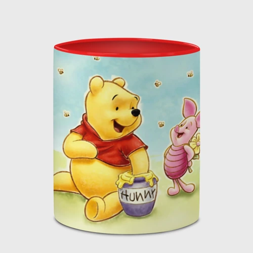 Кружка с полной запечаткой с принтом Winnie the Pooh, вид спереди #2