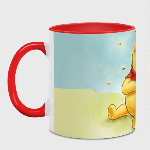 Кружка с полной запечаткой с принтом Winnie the Pooh, фото на моделе #1