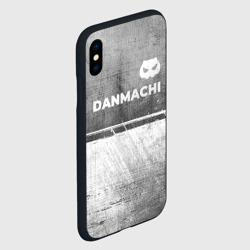 Чехол для iPhone XS Max матовый DanMachi - grey gradient посередине - фото 2
