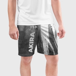 Мужские шорты спортивные Akira - grey gradient по-вертикали - фото 2