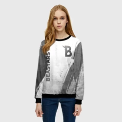 Женский свитшот 3D Beastars - white gradient вертикально - фото 2