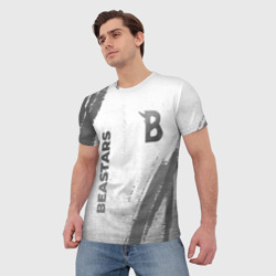 Мужская футболка 3D Beastars - white gradient вертикально - фото 2