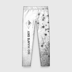 Детские леггинсы 3D No Man's Sky - white gradient по-вертикали