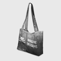 Пляжная сумка 3D Imagine Dragons - grey gradient по-горизонтали - фото 2