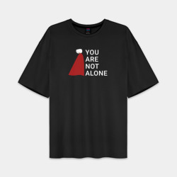Женская футболка Oversize хлопок premium You are not alone - Рассказ служанки