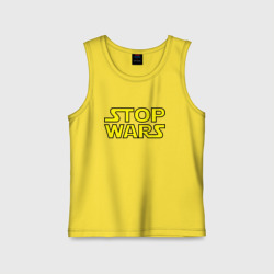 Детская майка хлопок Stop wars - star wars 
