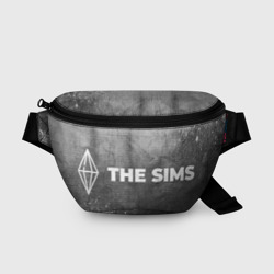 Поясная сумка 3D The Sims - grey gradient по-горизонтали