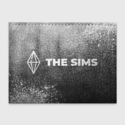 Обложка для студенческого билета The Sims - grey gradient по-горизонтали