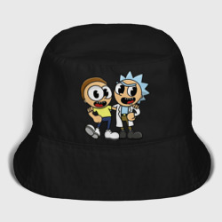 Женская панама хлопок Сuphead Rick and Morty
