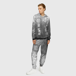 Мужской костюм с толстовкой 3D Blink 182 - grey gradient по-вертикали - фото 2