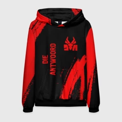 Мужская толстовка 3D Die Antwoord - red gradient вертикально