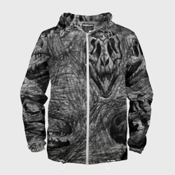 Мужская ветровка 3D Черепа динозавров - эскиз