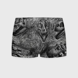 Мужские трусы 3D Черепа динозавров - эскиз