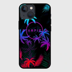 Чехол для iPhone 13 mini Starfield неоновые тропики