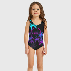Детский купальник 3D Starfield неоновые тропики