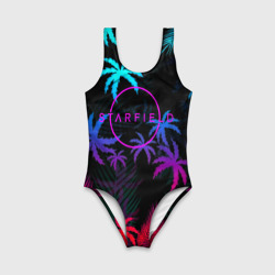 Детский купальник 3D Starfield неоновые тропики - фото 2