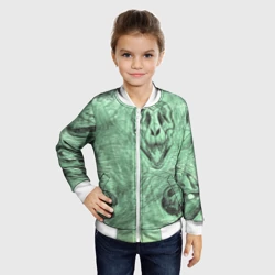 Детский бомбер 3D Черепа динозавров - эскиз - фото 2