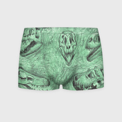 Мужские трусы 3D Черепа динозавров - эскиз