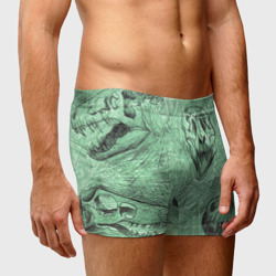 Мужские трусы 3D Черепа динозавров - эскиз - фото 2