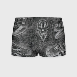 Мужские трусы 3D Черепа динозавров - эскиз