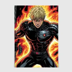 Постер Генос в огне