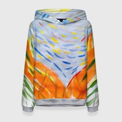 Женская толстовка 3D Rainbow wings