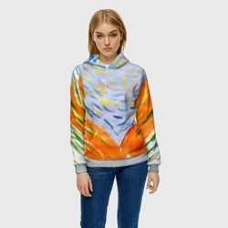 Женская толстовка 3D Rainbow wings - фото 2