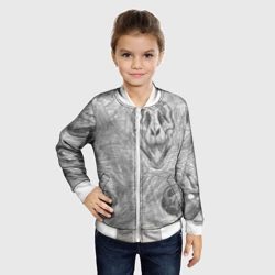 Детский бомбер 3D Черепа динозавров - эскиз - фото 2