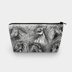 Косметичка 3D Черепа лошадей