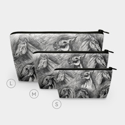 Косметичка 3D Черепа лошадей - фото 2