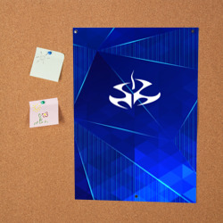 Постер Hitman blue poly - фото 2