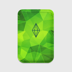 Картхолдер Magsafe магнитный The Sims green poly