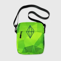 Сумка через плечо 3D The Sims green poly
