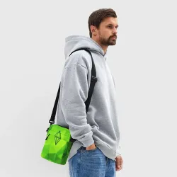 Сумка через плечо 3D The Sims green poly - фото 2