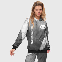 Женский костюм с толстовкой 3D DanMachi - grey gradient вертикально - фото 2