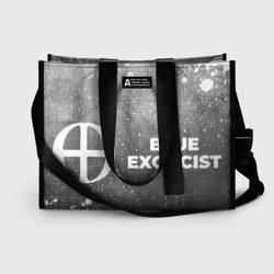 Сумка-шоппер 3D Blue Exorcist - grey gradient по-горизонтали