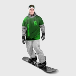 Накидка на куртку 3D Beastars - green gradient вертикально - фото 2