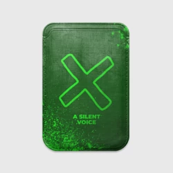 Картхолдер Magsafe магнитный A Silent Voice - green gradient