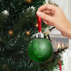 Ёлочный шар A Silent Voice - green gradient - фото 2