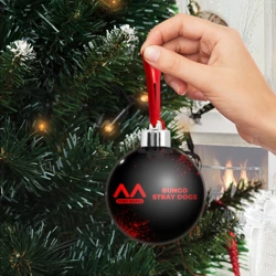 Ёлочный шар Bungo Stray Dogs - red gradient по-горизонтали - фото 2