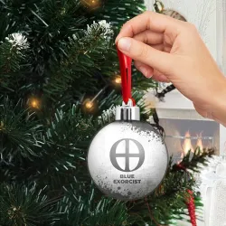 Ёлочный шар Blue Exorcist - white gradient - фото 2