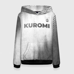 Женская толстовка 3D Kuromi - white gradient посередине