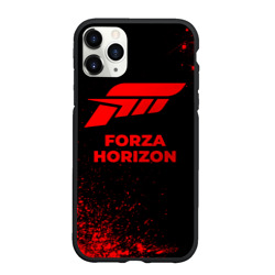 Чехол для iPhone 11 Pro Max матовый Forza Horizon - red gradient