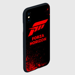 Чехол для iPhone XS Max матовый Forza Horizon - red gradient - фото 2