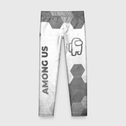 Детские леггинсы 3D Among Us - white gradient вертикально