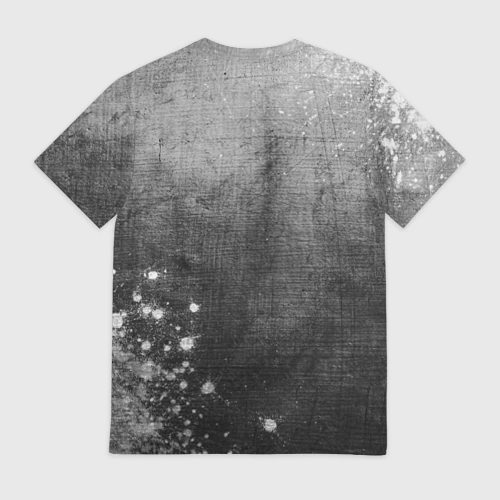 Мужская футболка 3D с принтом Within Temptation - grey gradient вертикально, вид сзади #1