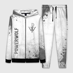 Женский костюм 3D Powerwolf - white gradient вертикально