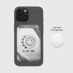 Картхолдер Magsafe магнитный Blink 182 - white gradient - фото 2