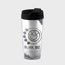 Термокружка-непроливайка Blink 182 - white gradient