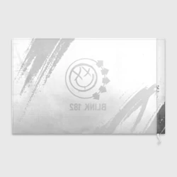 Флаг 3D Blink 182 - white gradient - фото 2